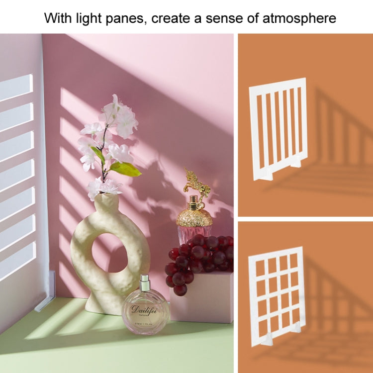 42x29cm Window Pane Background Thickened Photography Props Board, One, Two, Three, Four