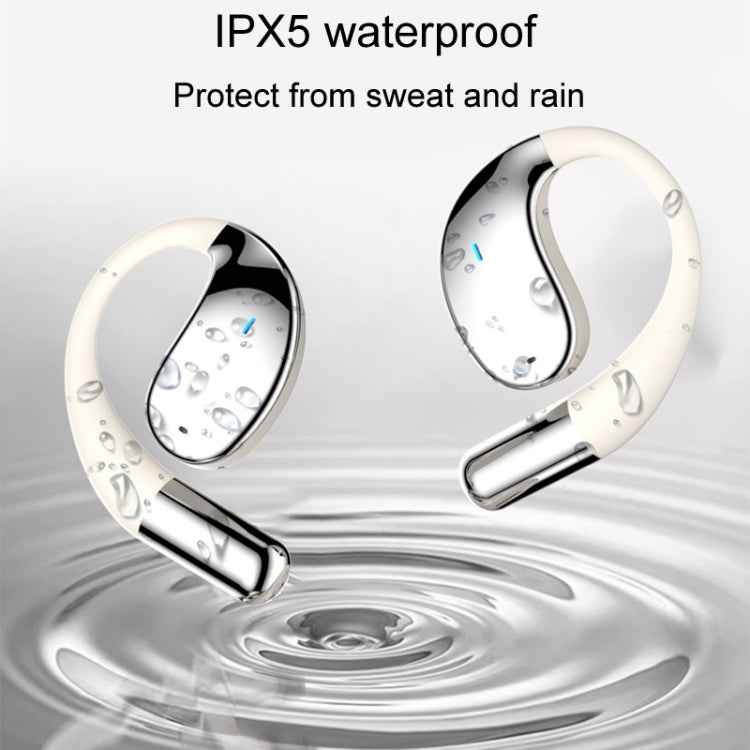 Q93 Planet Energy Ring Rotating Open-Ear Bluetooth Earphone With Lanyard