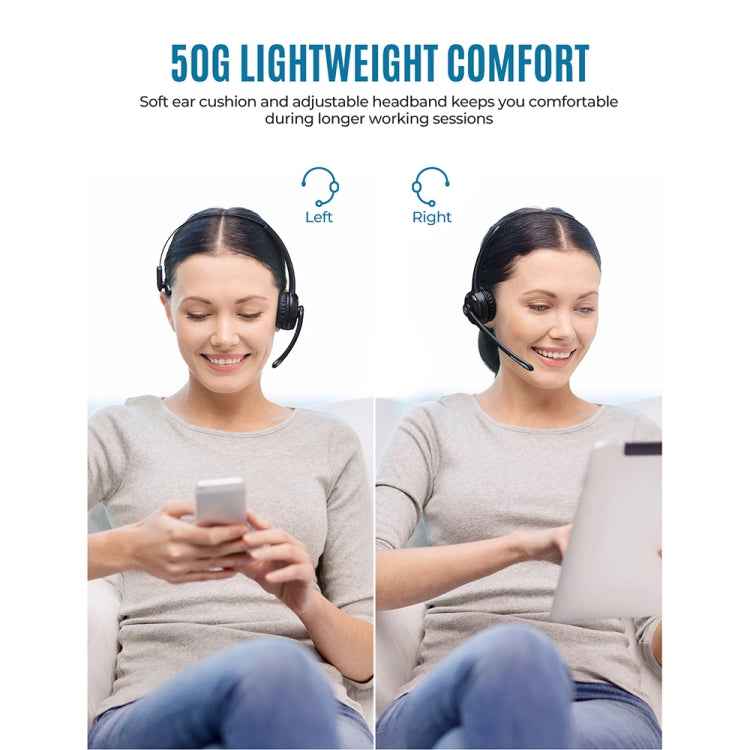 Bluetooth 5.0 Mono Wireless Business Headset Customer Service Dedicated Headset