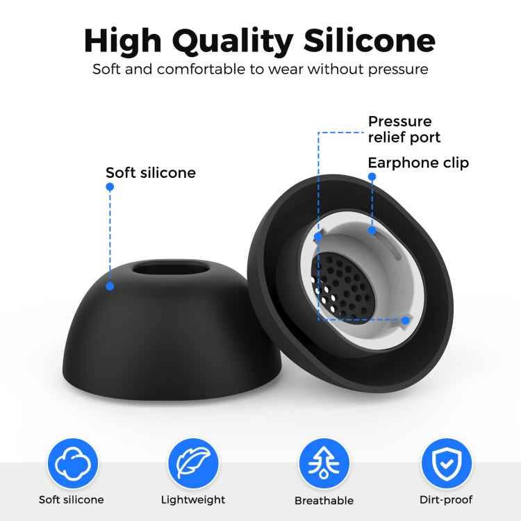 For Samsung Galaxy Buds3 Pro AhaStyle WG173 Earphone Silicone Earbuds