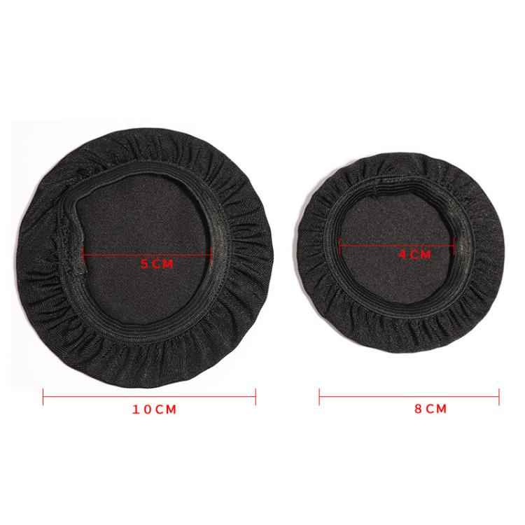 2pcs Universal Round Reusable Headset Dust Cover Sweat-proof Breathable Protective Cover