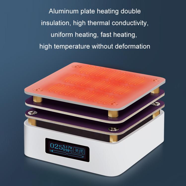 LCD Intelligent Temperature Control Screen Displays Double-Layer Heating Plate