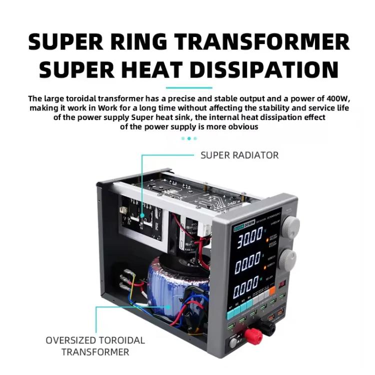 SUGON 3010PM 150W 30V 10A 4 Digital Display Cell Phone Repair Power Meter