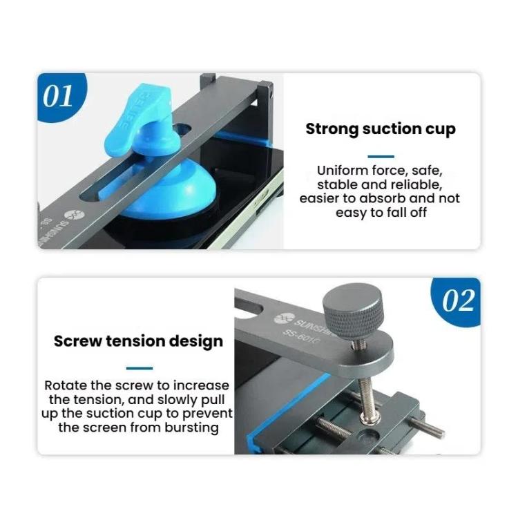 LCD Screen Separator Free Heating Mobile Phone Screen Quick Removal Clamping Fixture Repair Tool
