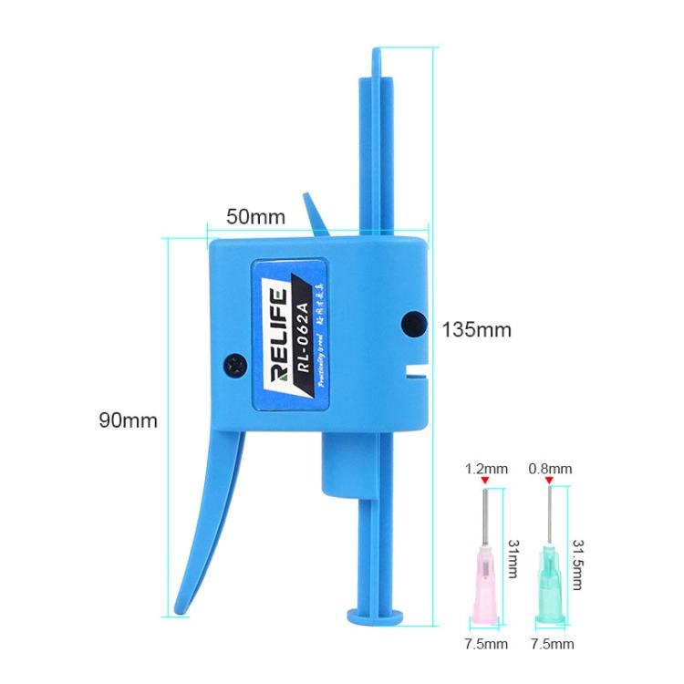 Manual Glue Tapper Cell Phone Repair Motherboard Soldering Oil Syringe Booster Tin Paste Syringe Pusher