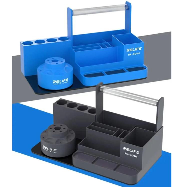 RELIFE RL-001H Rotary Organizer Cell Phone Repair Tool Parts Screwdriver Storage Rack