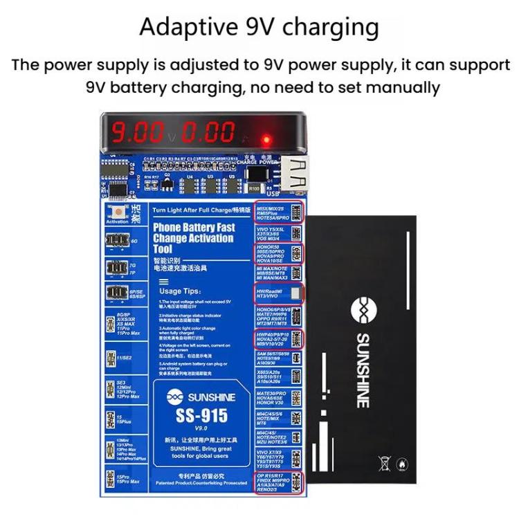 For iPhone Android Mobile Phone Repair Battery Charging Activation Board V9 Battery Test Activation Board Tool