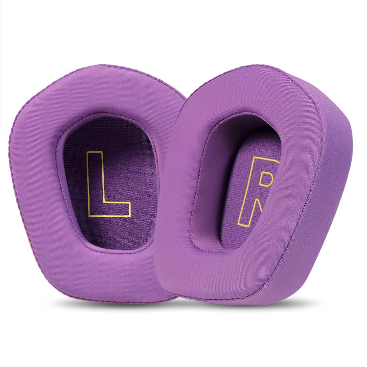 For Logitech G733 LIGHTSPEED Headset 1pair Ear Pads Sponge Soft Cushion, Weaving Black Purple, Ice Feeling Black Purple, Black, Gray, Purple, Blue