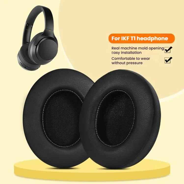 For iKF T1 / T1 Pro Headphone 1pair Earpads Earmuffs Sponge Cover
