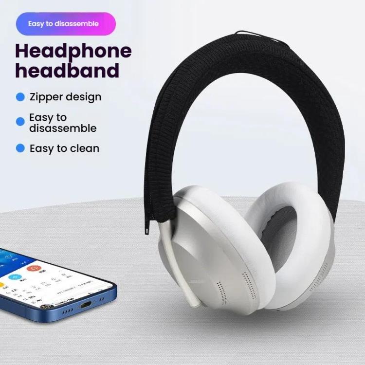 For BOSE NC700 Headphone Knitted Headbeam Cover Headband Protective Cushion