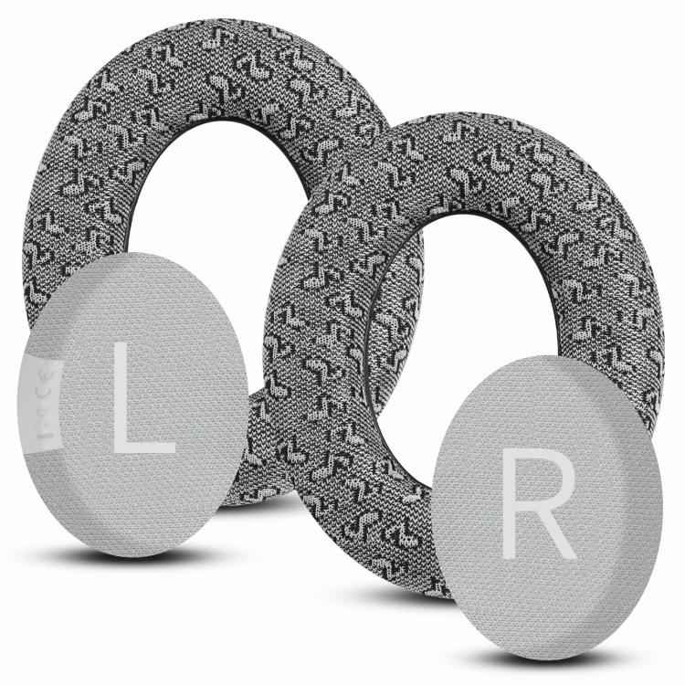 For BOSE NC700 Headphone 1pair Ear Pads Musical Note Design Cloth Ear Cushions