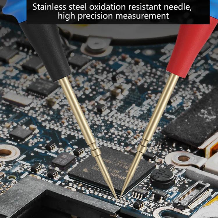 Multimeter Pens Pointed Silicone Cord Frostproof Detachable Stainless Steel Test Pen Accessories