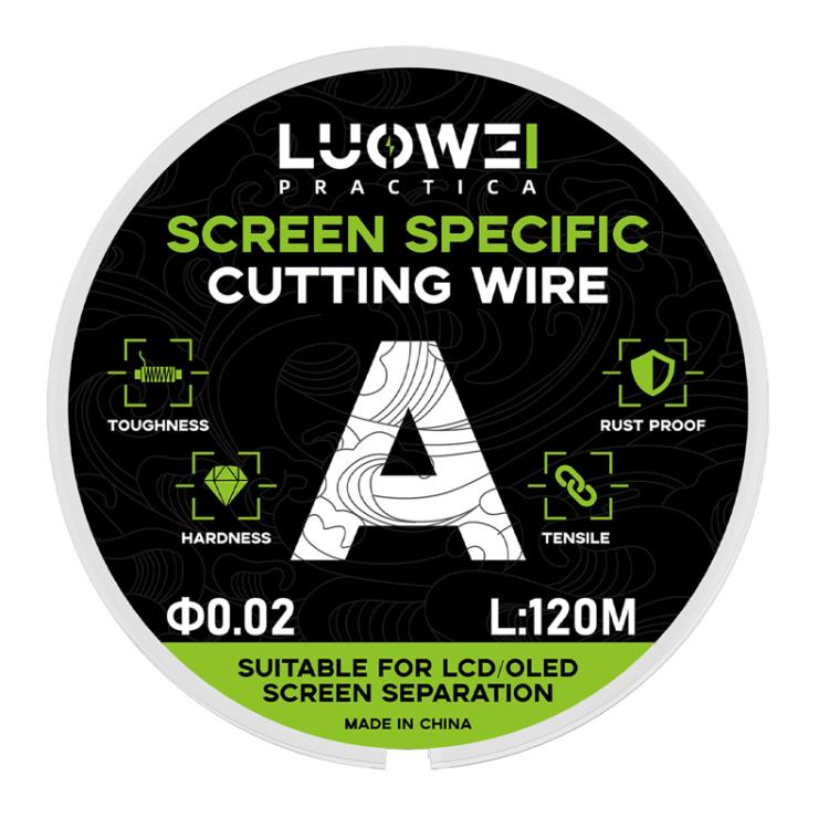 LUOWEI 120M Cell Phone LCD Screen Separation Line High Hardness Cutting Diamond Wire