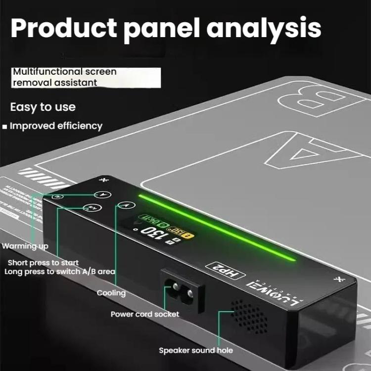 LUOWEI HP2 Screen Heating Table Constant Temperature Screen Removal Treasure Phone Tablet Screen Changing Removal Heating Separation