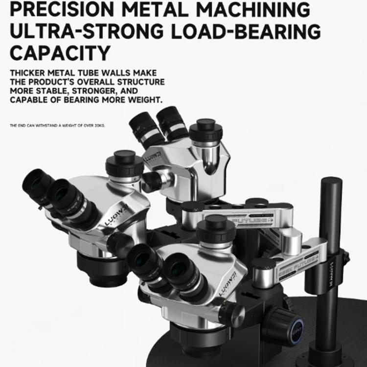 32mm Microscope Swing Arm Metal Universal Lifting and Stacking 360 Degree Single Arm Fixed Repair and Inspection Stand