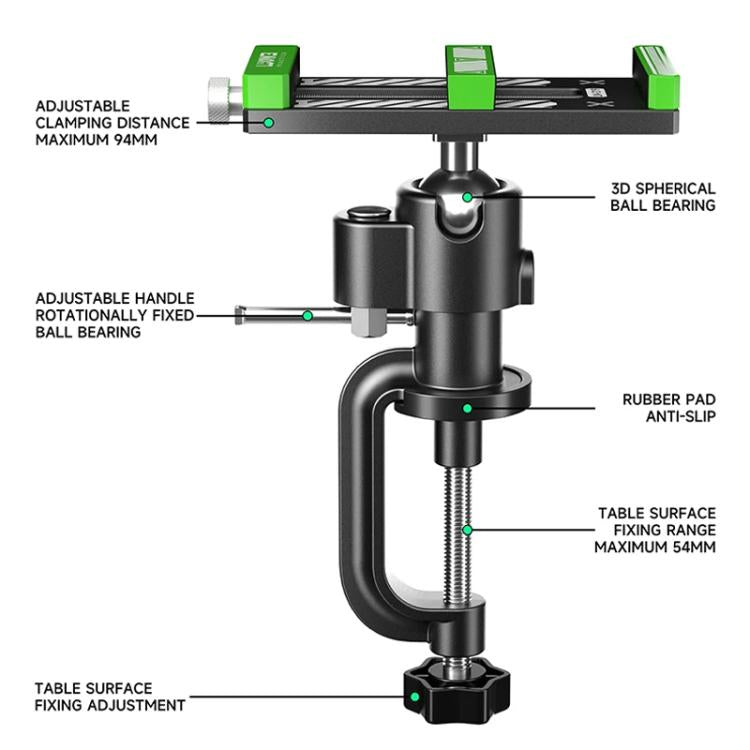 Universal Multifunction Cell Phone Repair Screen Remove Back Cover Table Pliers
