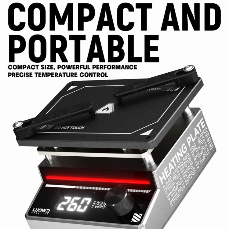 LUOWEI HS3 Universal Preheating Heating Station Layered Lamination Tinning Degumming Heating Station