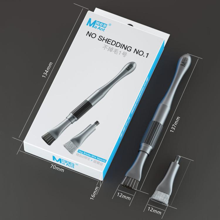 Stiffened Cylinder Short Brush Cell Phone Repair Motherboard Cleaning Brush