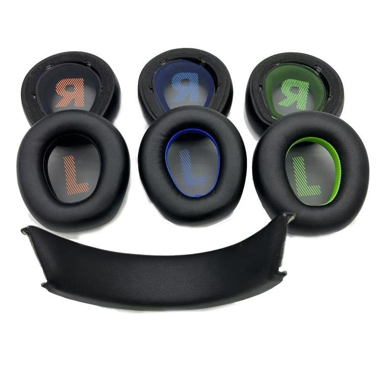 For JBL Q910 / Q910X / Q910P Headphones Accessories, 1pair Black Earpads, 1pair Black Green Earpads, 1pair Black Blue Earpads