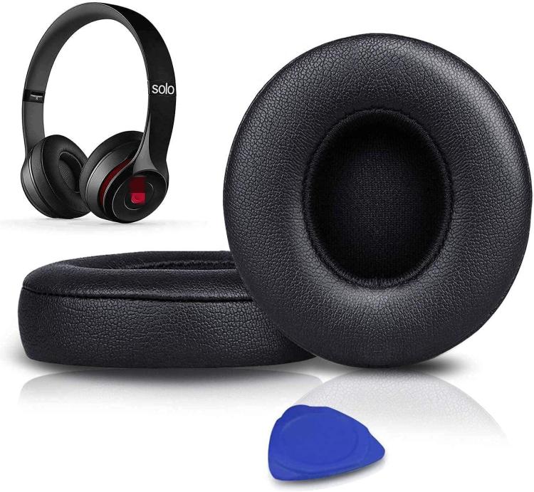 For Beats Solo3 / Solo2 Headphones Ear Pads Sponge Cover, Wireless Black, Wireless White, Wireless Red, Wired Black, Wired White, Wired Gray, Bluetooth Gel Ice Cool