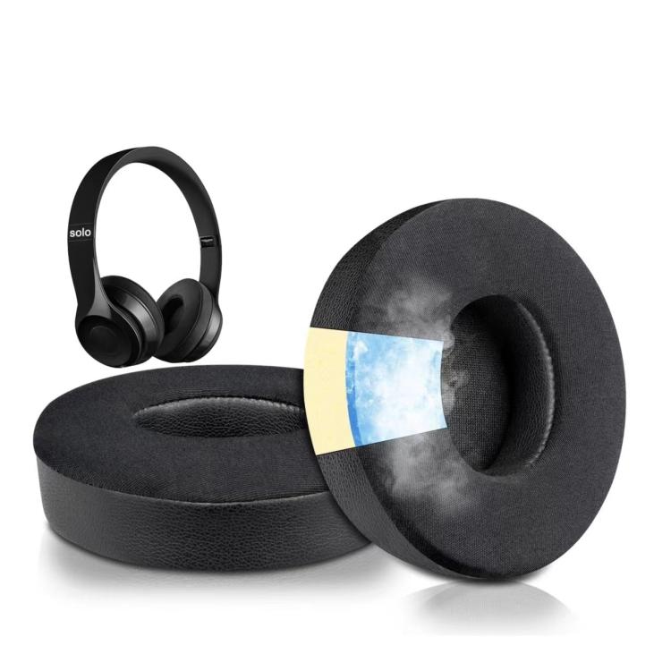 For Beats Solo3 / Solo2 Headphones Ear Pads Sponge Cover, Wireless Black, Wireless White, Wireless Red, Wired Black, Wired White, Wired Gray, Bluetooth Gel Ice Cool