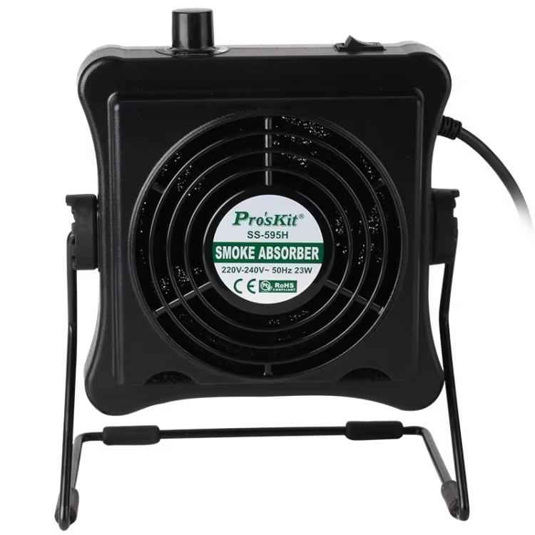 ProsKit SS-595H Soldering Fume Extractor With Blowing/Suction, Adjustable Wall/Desk Mount -