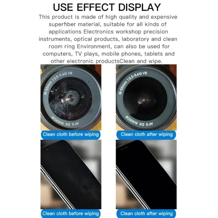 Cell Phone Film Repair Anti-Static Dustless Cloth Industrial Wiping Cloths Lint Free Cleaning Cloths