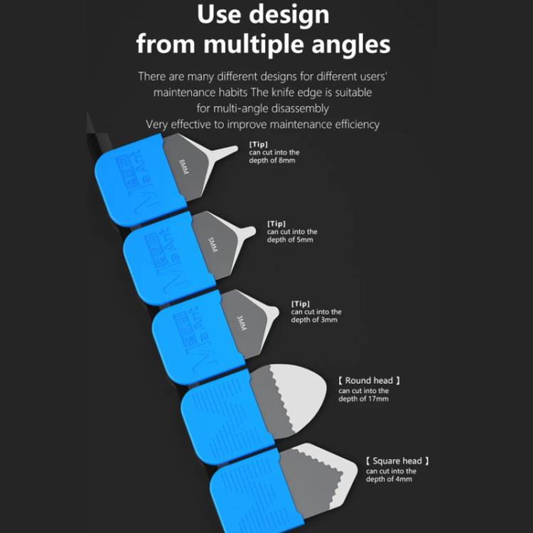Cell Phone Repair Removal Tool Set Curved Removal Blade