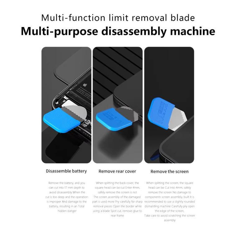 Cell Phone Repair Removal Tool Set Curved Removal Blade