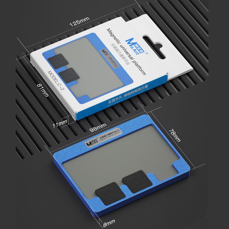 Universal Magnetic Base Cell Phone CPU Motherboard Maintenance Middle Layer Layered Tinning Platform