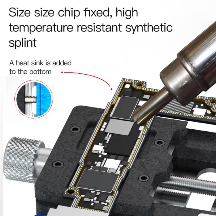 Steel Bone Dual Axis Clamp Universal Clamp For Cell Phone Repair
