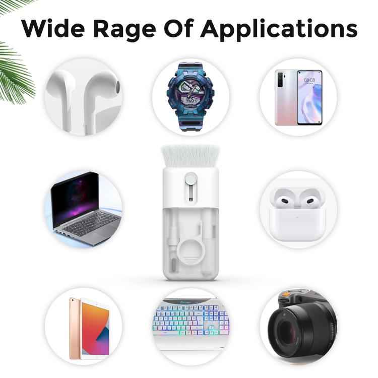 AhaStyle WG93 6 In 1 Earphone Phone Keyboard Multi-Functional Cleaning Tools