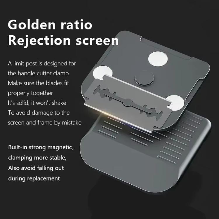 MaAnt MY-116 Magnetic Double-sided Blade Fixed Fixture Cell Phone Repair Removal Screen Shoveling Degumming Knife