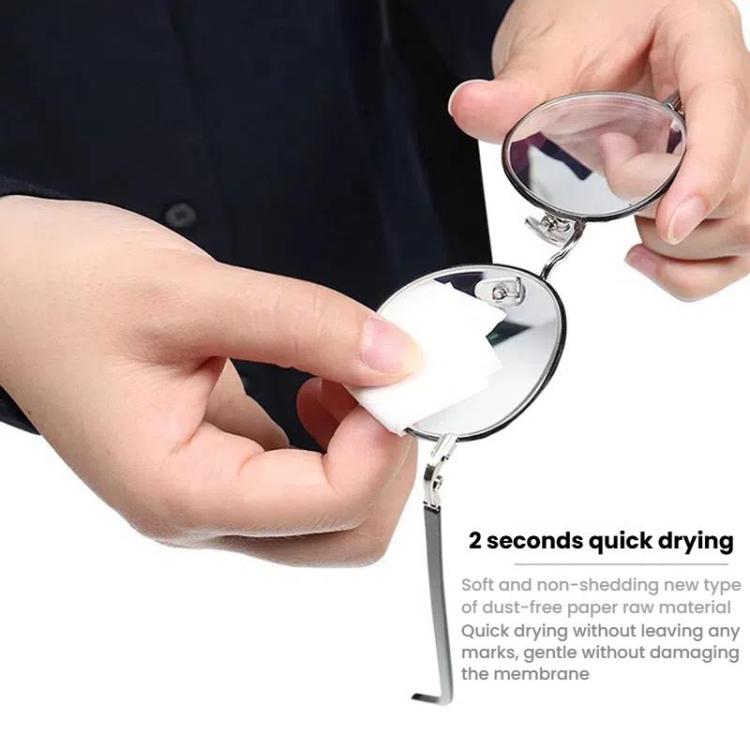 JRC F502 100pcs /Box Cleaning Glasses Paper Cell Phone Screen Cleaning Portable Alcohol Kit