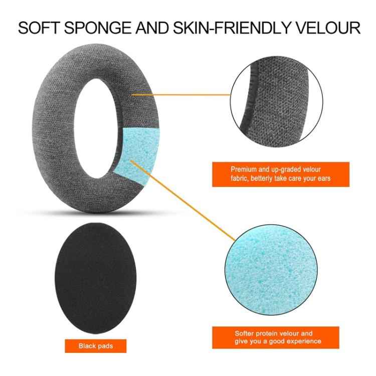 1pair Replacement Ear Pads For Sennheiser HD545, HD565, HD580, HD600, HD650 Headphones