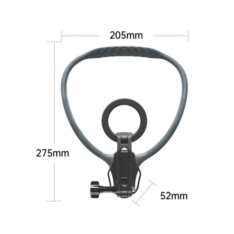 Adjustable Magnetic Neck Mount Phone Holder Quick-Release Chest Strap POV Mount For Sports & Vlogging, K08-2M