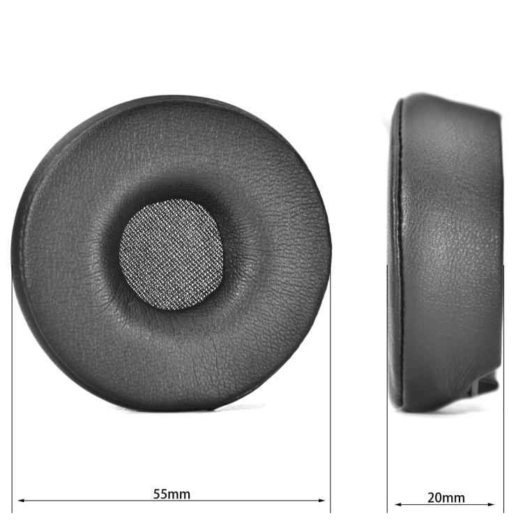 For Jabra Engage 55/65/75 Headset 1pair Protein Leather Ear Cushions Soft Replacement Ear Pads