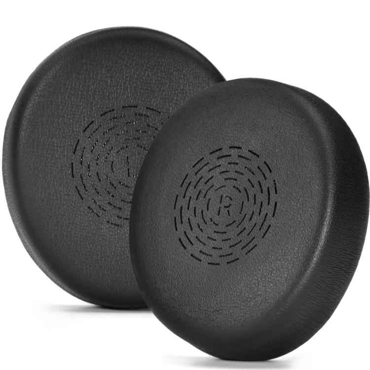For Jabra Evolve2 55 Stereo Headset 1pair Protein Leather Ear Cushions Soft Replacement Ear Pads