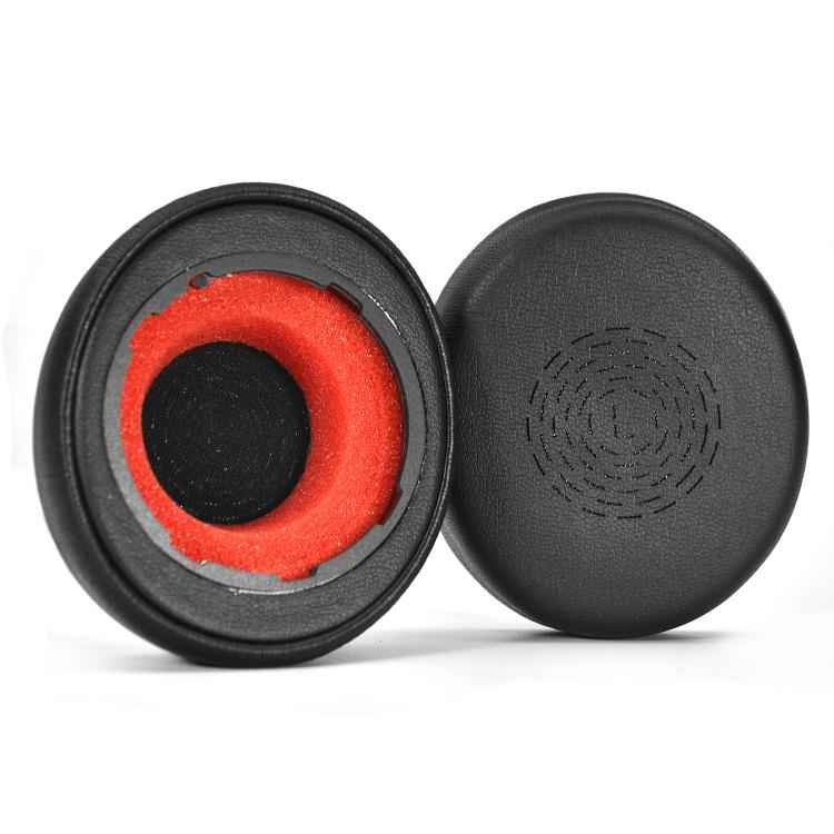 For Jabra Evolve2 55 Stereo Headset 1pair Protein Leather Ear Cushions Soft Replacement Ear Pads