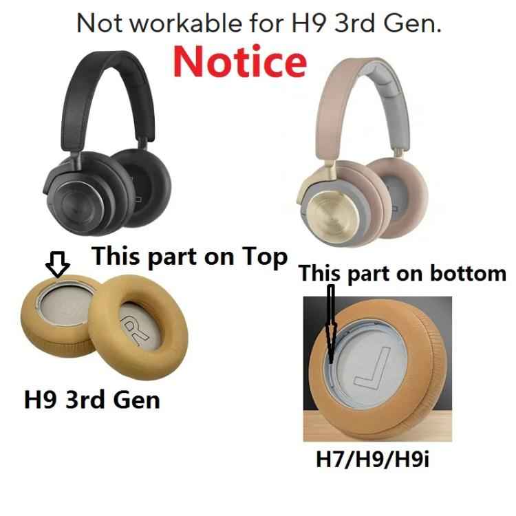 For Bang & Olufsen Beoplay H9 H7 H9i 1pair Replacement Ear Cushions with Snap-On Design