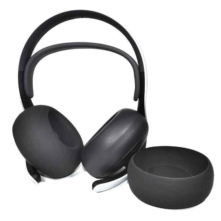 For Sony PlayStation Pulse Elite Headset 1pair Silicone Ear Cushion Covers Sweatproof Replacement Ear Pads