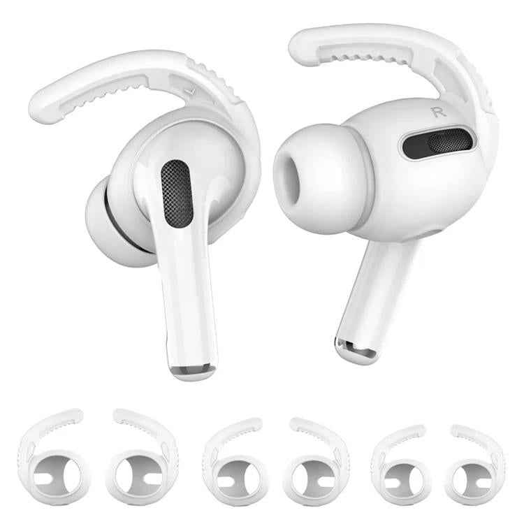 For AirPods Pro AhaStyle PT100 3pairs S+M+L Silicone Anti-Loss Anti-Slip Ear Hook Earplug Cap