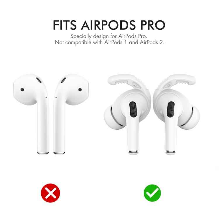For AirPods Pro AhaStyle PT100 3pairs S+M+L Silicone Anti-Loss Anti-Slip Ear Hook Earplug Cap