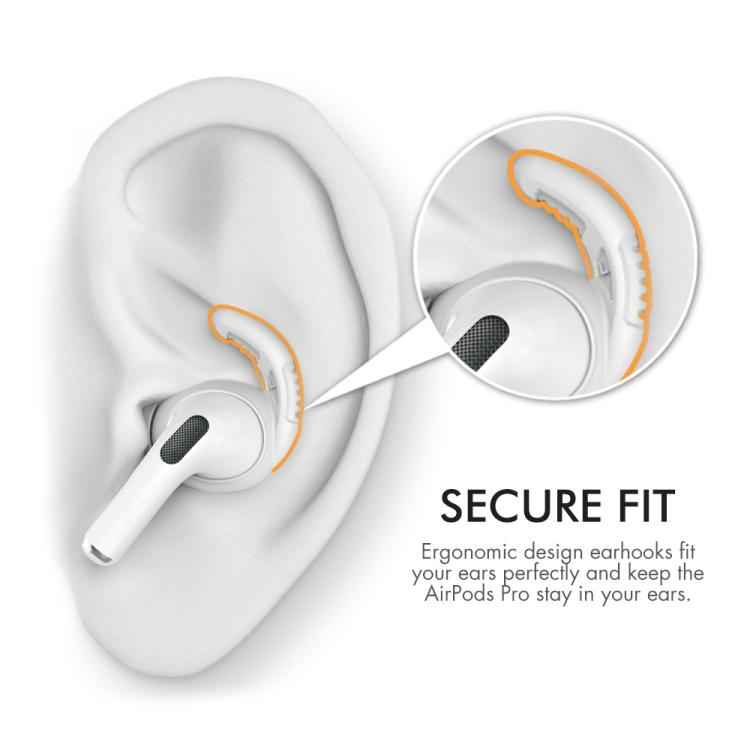 For AirPods Pro AhaStyle PT100 3pairs S+M+L Silicone Anti-Loss Anti-Slip Ear Hook Earplug Cap