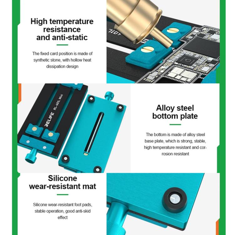 Rotary Mobile Phone Motherboard Repair Multi-Use Card Holder High Temperature Resistant Fixed Card Slot