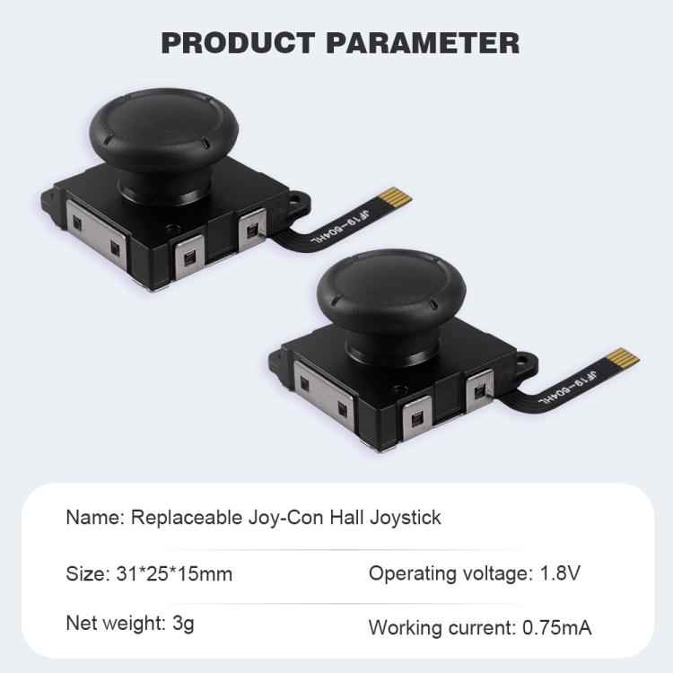 Hall Effect Joystick for Nintendo Switch/OLED/Lite Joy-Con Electromagnetic Analog Stick with No Drift