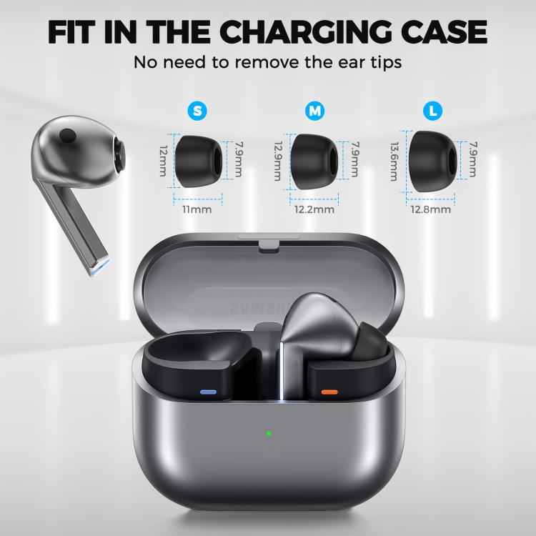 For Samsung Galaxy Buds3 Pro AhaStyle WG168 Memory Foam Anti-Slip Anti-Loss Earplug Cap