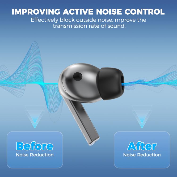 For Samsung Galaxy Buds3 Pro AhaStyle WG168 Memory Foam Anti-Slip Anti-Loss Earplug Cap