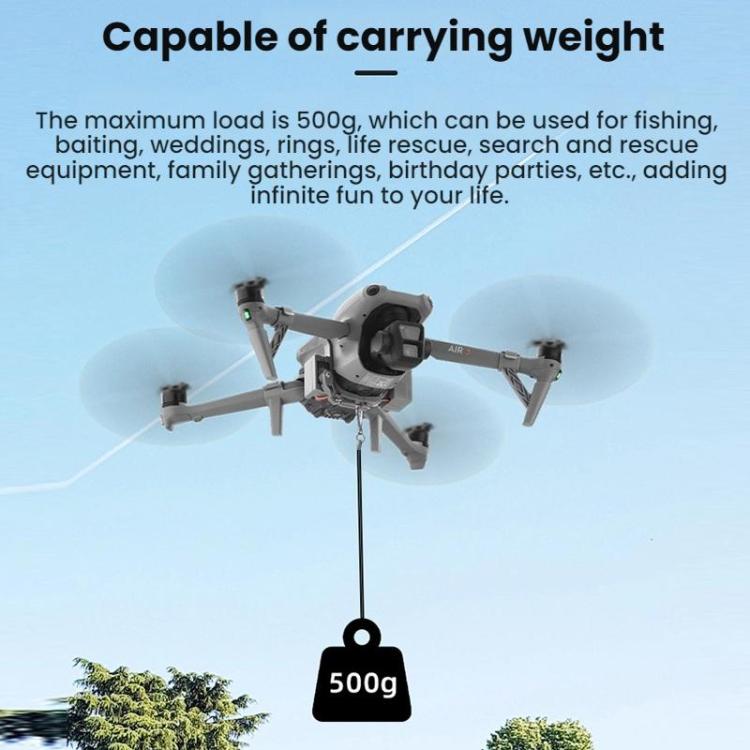 For DJI AIR 3S/AIR 3 BRDRC Drone Airdrop Accessories, For DJI AIR 3S/AIR 3