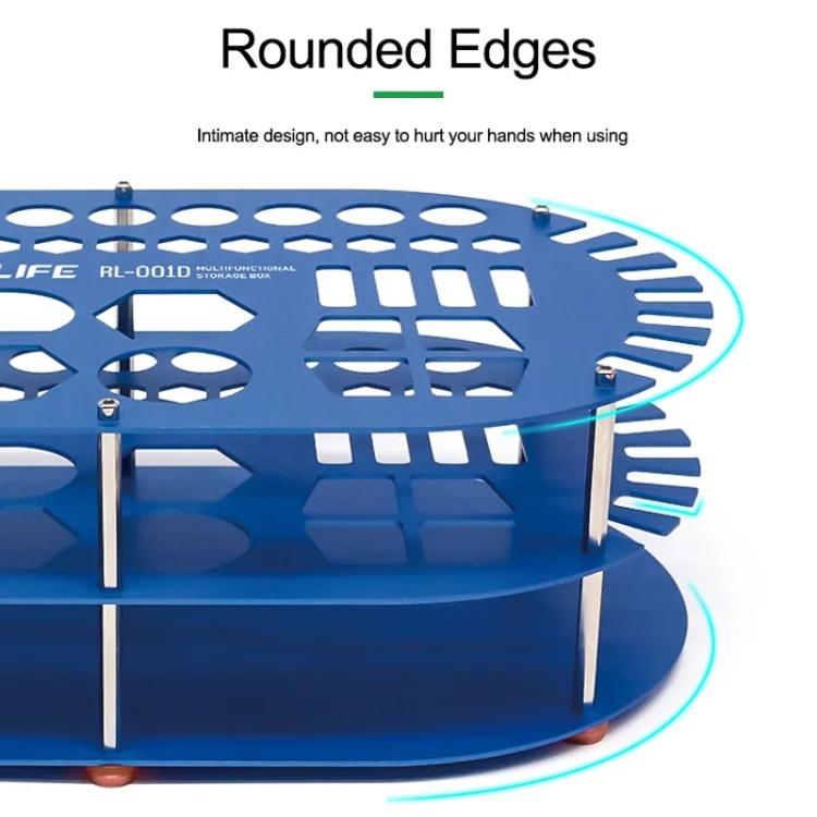 Multifunctional Repair Storage Box Desktop Screwdriver Display Rack Repair Tool Pen Hole Storage Rack